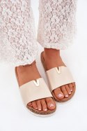 Sandał Klapki Model Vessira AM247 Beige - Step in style Step in style