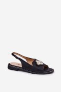 Sandały Model S.Barski KV51-080 Black - Step in style Step in style