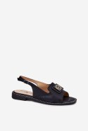 Sandały Model S.Barski KV51-082 Black - Step in style Step in style
