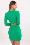Spódnica Komplet Model RV-KMPL-7526.03 Green - Rue Paris Rue Paris Spódnica Komplet Model RV-KMPL-7526.03 Green - Rue Paris Rue Paris