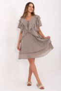 Sukienka Model MI-SK-102128.61 Dark Beige - Italy Moda Italy Moda