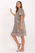 Sukienka Model MI-SK-102128.61 Dark Beige - Italy Moda Italy Moda