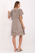 Sukienka Model MI-SK-102128.61 Dark Beige - Italy Moda Italy Moda
