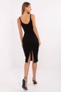 Sukienka Model RV-SK-7531.54 Black - Rue Paris Rue Paris Sukienka Model RV-SK-7531.54 Black - Rue Paris Rue Paris