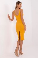 Sukienka Model RV-SK-7531.54 Light Orange - Rue Paris Rue Paris Sukienka Model RV-SK-7531.54 Light Orange - Rue Paris Rue Paris
