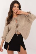 Sweter Damski Model MI-SW-2911.91 Dark Beige - Italy Moda Italy Moda Sweter Damski Model MI-SW-2911.91 Dark Beige - Italy Moda Italy Moda