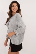 Sweter Damski Model MI-SW-2911.91 Grey - Italy Moda Italy Moda Sweter Damski Model MI-SW-2911.91 Grey - Italy Moda Italy Moda