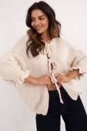 Sweter Damski Model MI-SW-2911.91 Light Beige - Italy Moda Italy Moda Sweter Damski Model MI-SW-2911.91 Light Beige - Italy Moda Italy Moda