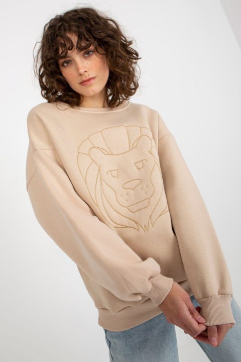 Bluza Damska Model EM-BL-617-4.41P Beige - Ex Moda Ex Moda Bluza Damska Model EM-BL-617-4.41P Beige - Ex Moda Ex Moda