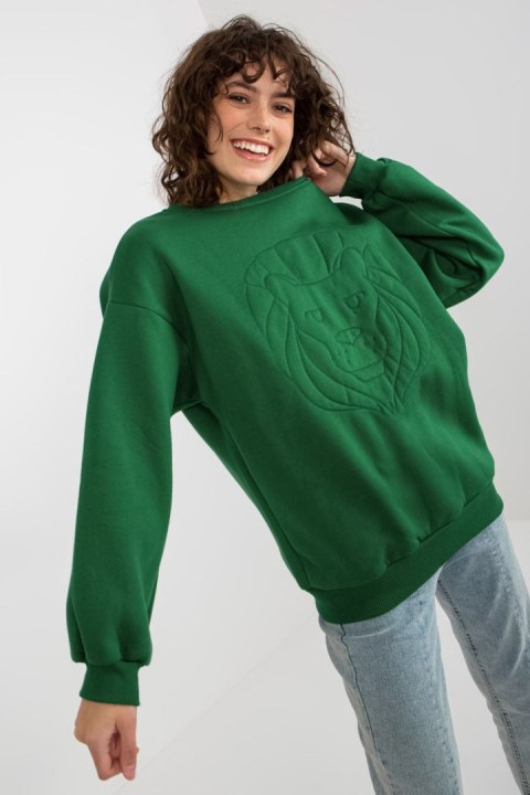 Bluza Damska Model EM-BL-617-4.41P Dark Green - Ex Moda Ex Moda Bluza Damska Model EM-BL-617-4.41P Dark Green - Ex Moda Ex Moda