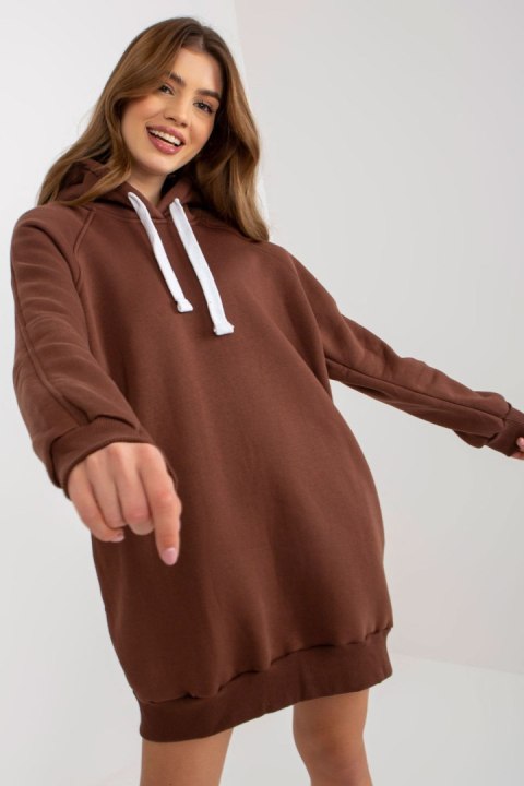 Bluza Damska Model EM-BL-695.25X Brown - Ex Moda Ex Moda Bluza Damska Model EM-BL-695.25X Brown - Ex Moda Ex Moda