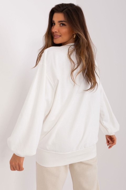 Bluza Damska Model EM-BL-716.14 Ecru - Ex Moda Ex Moda Bluza Damska Model EM-BL-716.14 Ecru - Ex Moda Ex Moda
