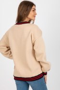 Bluza Damska Model EM-BL-754.37 Beige - Ex Moda Ex Moda Bluza Damska Model EM-BL-754.37 Beige - Ex Moda Ex Moda