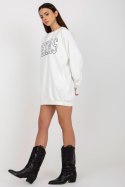 Bluza Damska Model EM-BL-U719.82P Ecru - Ex Moda Ex Moda Bluza Damska Model EM-BL-U719.82P Ecru - Ex Moda Ex Moda