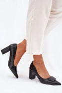 Czółenka Model Celira 55-A36 Black - Step in style Step in style Czółenka Model Celira 55-A36 Black - Step in style Step in style