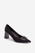 Czółenka Model Seriva 55-A30 Black - Step in style Step in style Czółenka Model Seriva 55-A30 Black - Step in style Step in style