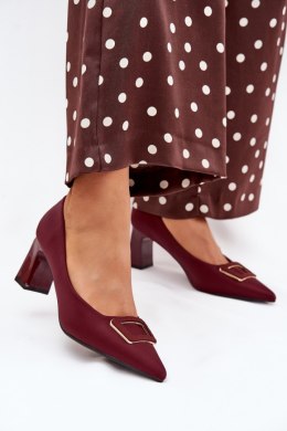 Czółenka Model Seriva 55-A30 Bordo - Step in style Step in style