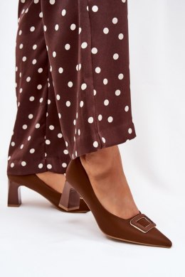Czółenka Model Seriva 55-A30 Brown - Step in style Step in style