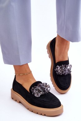Mokasyny Model Demeris 23-10863 Black - Step in style Step in style