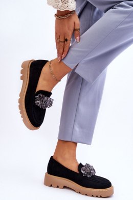 Mokasyny Model Demeris 23-10863 Black - Step in style Step in style