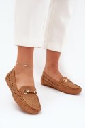Mokasyny Model Kaydance VG251 Camel - Step in style Step in style