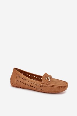 Mokasyny Model Kaydance VG251 Camel - Step in style Step in style