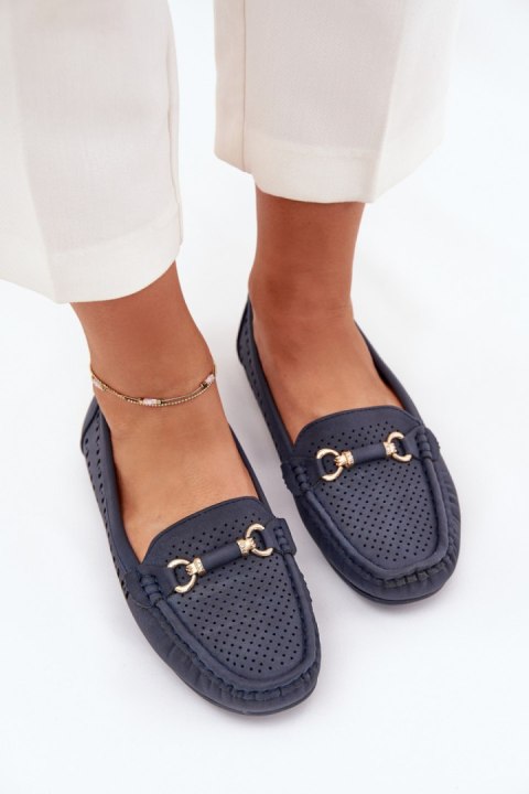 Mokasyny Model Kaydance VG251 Navy - Step in style Step in style Mokasyny Model Kaydance VG251 Navy - Step in style Step in style