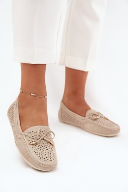 Mokasyny Model Mirisa VG250 Beige - Step in style Step in style