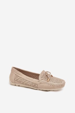 Mokasyny Model Mirisa VG250 Beige - Step in style Step in style