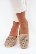 Mokasyny Model Mirisa VG250 Beige - Step in style Step in style