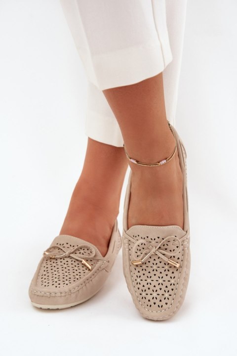 Mokasyny Model Mirisa VG250 Beige - Step in style Step in style Mokasyny Model Mirisa VG250 Beige - Step in style Step in style