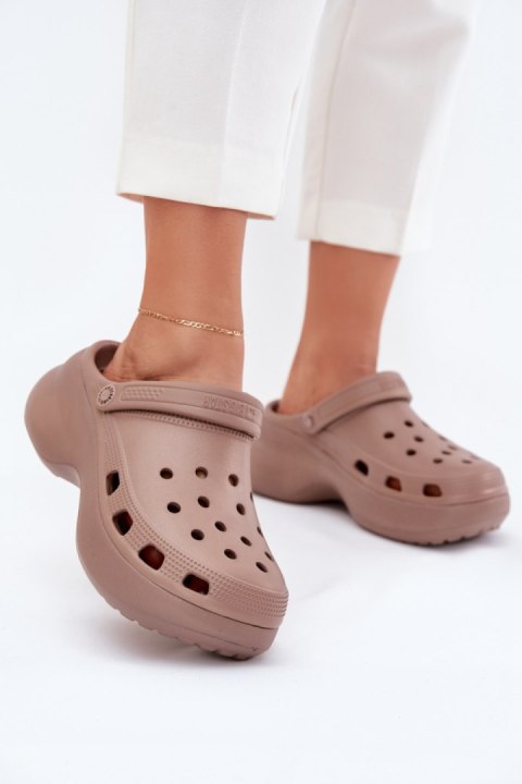 Sandał Klapki Model Big Star RR274A121 Dark Beige - Step in style Step in style