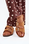 Sandał Klapki Model Livara WD295 Camel - Step in style Step in style