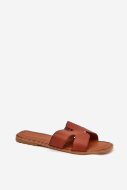 Sandał Klapki Model Salyra WD303 Camel - Step in style Step in style