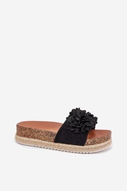 Sandał Klapki Model Tessara WD292 Black - Step in style Step in style
