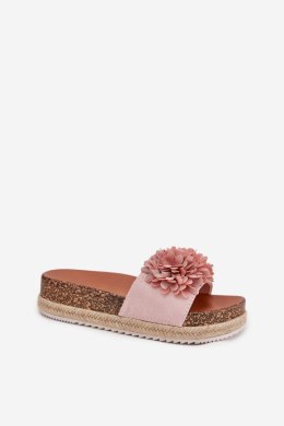 Sandał Klapki Model Tessara WD292 Pink - Step in style Step in style