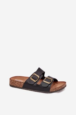 Sandał Klapki Model Vesina WD302 Black - Step in style Step in style