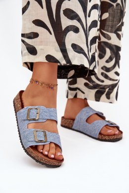 Sandał Klapki Model Vesina WD302 Light Jeans - Step in style Step in style