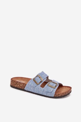 Sandał Klapki Model Vesina WD302 Light Jeans - Step in style Step in style