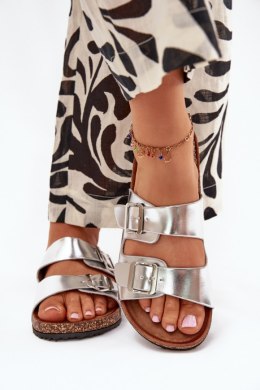 Sandał Klapki Model Vesina WD302 Silver - Step in style Step in style