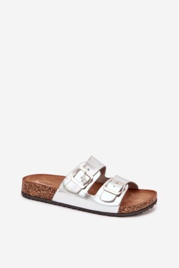 Sandał Klapki Model Vesina WD302 Silver - Step in style Step in style