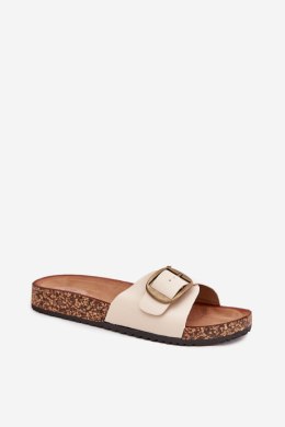 Sandał Klapki Model Vianara WD300 Beige - Step in style Step in style