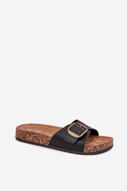 Sandał Klapki Model Vianara WD300 Black - Step in style Step in style