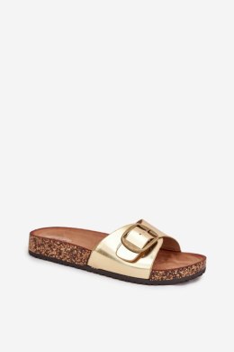 Sandał Klapki Model Vianara WD300 Gold - Step in style Step in style