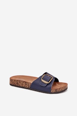 Sandał Klapki Model Vianara WD300 Navy - Step in style Step in style