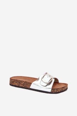 Sandał Klapki Model Vianara WD300 Silver - Step in style Step in style