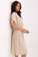 Sukienka Model MI-SK-A63751.67 Beige - Italy Moda Italy Moda Sukienka Model MI-SK-A63751.67 Beige - Italy Moda Italy Moda