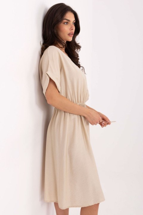Sukienka Model MI-SK-A63751.67 Beige - Italy Moda Italy Moda Sukienka Model MI-SK-A63751.67 Beige - Italy Moda Italy Moda