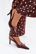 Szpilki Model Vivae P-1457 Czekolada - Step in style Step in style