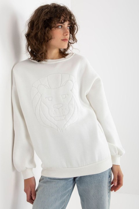 Bluza Damska Model EM-BL-617-4.41P Ecru - Ex Moda Ex Moda Bluza Damska Model EM-BL-617-4.41P Ecru - Ex Moda Ex Moda